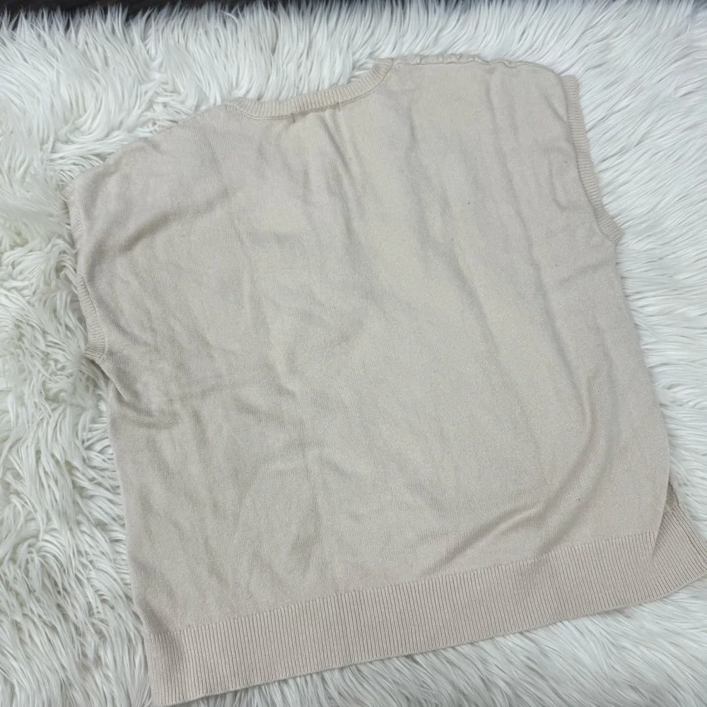 Marc New York Beige V-Neck Sweater Vest - Picture 6 of 6